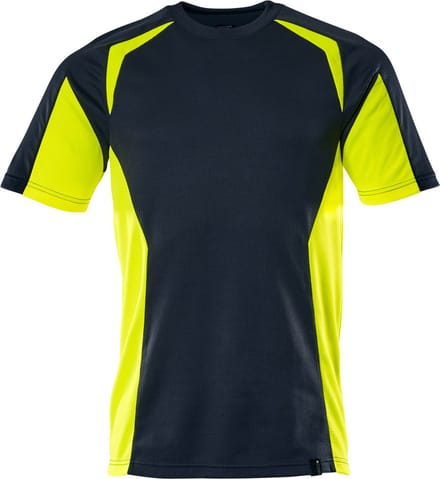 Mascot Accelerate Safe T-shirt 22082-771 - donkermarine/hi-vis geel - S