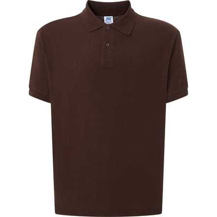 JHK Heren Pique Regular Poloshirt (Chocolade)