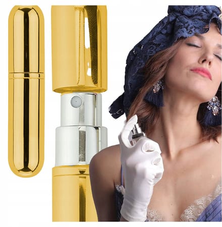 Gouden Metalen Reisverstuiver voor Parfum - 6ml