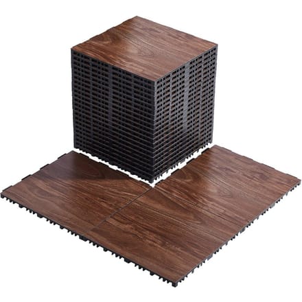Sportschool Vloer Set 25 STuks In elkaar grijpende PP+PVC Puzzeltegels