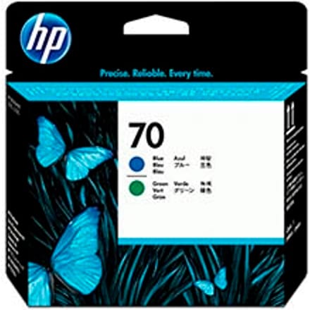 HP C9408A nr. 70 printkop blauw / groen (origineel)