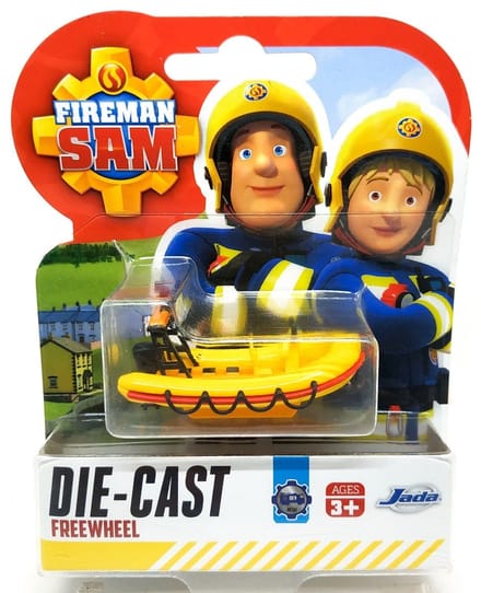 Dickie Toys Brandweerman Sam Reddingsboot Neptune - Figuur - Metaal - 7.5 cm