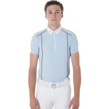 Gecombineerde poloshirt met rits Equestro
