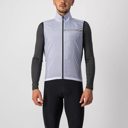 Castelli SQUADRA STRETCH VEST Silver Gray/Dark Gray - Mannen - maat L