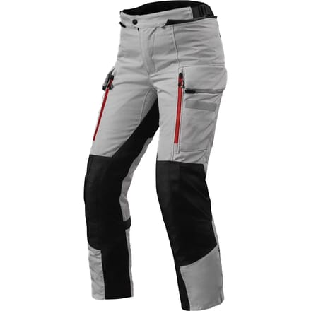 REV'IT! Sand 4 H2O Ladies Short Silver Black Motorcycle Pants - Maat 40 - Broek