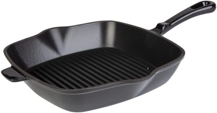 Ernesto Gietijzeren grillpan 24,5 cm - Zwart