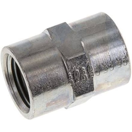 1/2'' NPT Verzinkt Stalen Sok 210 Bar - Hydrauliek