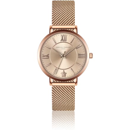 Dameshorloge Amelia Parker Petite Rose Mesh