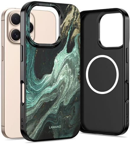 TECH-PROTECT LAMANO Geschikt voor MAGSAFE IPHONE 16 PRO MAX Verde Aura