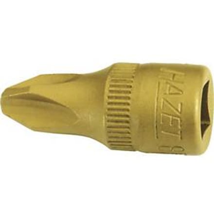 Hazet 8506 8506-PH1 Kruiskop Phillips Dopsleutel-bitinzet PH 1 1/4 (6,3 mm)