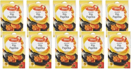 Silvo® | 10 x Mix Kip Paprika 22 gram | kipkruiden | multipack