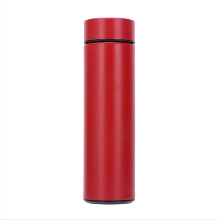 Slimme Thermosbeker - Temperatuur Display - Drinken Warm Houden - Touchscreen Temperatuur - 500ml Inhoud - Rood