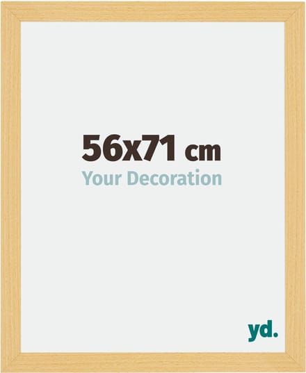 Your Decoration - Fotolijst 56x71 cm - MDF - Beuken Decor - Mura