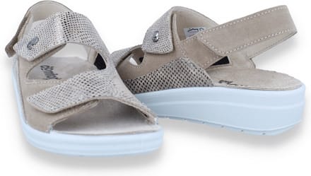 Comfort Plus Dames Sandaal | Taupe | Maat: 38