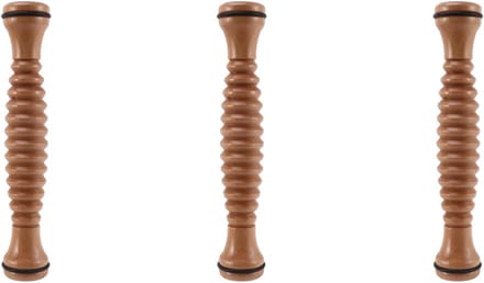 Voetmassageapparaat - Voetroller Hout - Voetontspanning - Massief Hout - 3 Stuks - Houtkleur