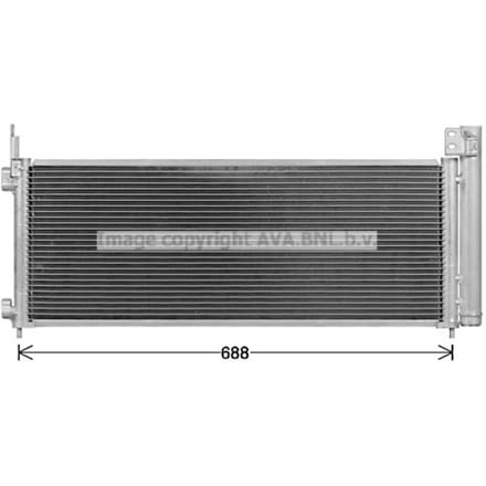 Condensator, airconditioning AVA COOLING TO5779D