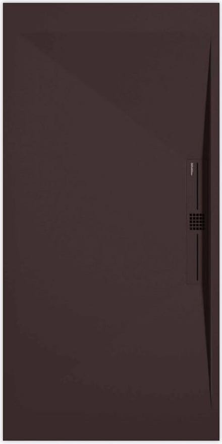 Sanifun douchebak Stone Side Chocolate Smooth 1600 x 800 P