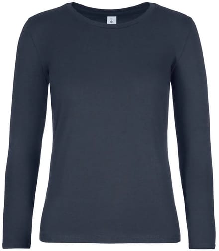 Dames-T-shirt met lange mouwen B&C E190