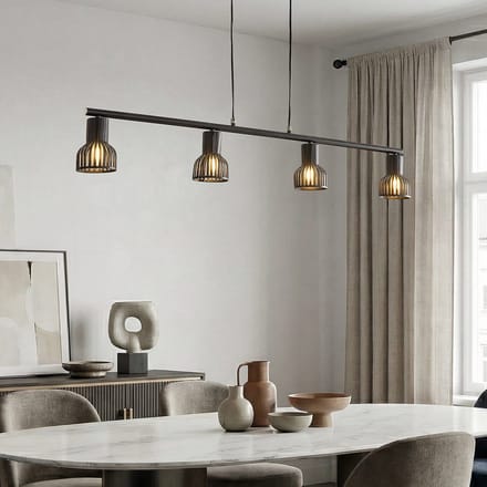 LumenXL Industriële zwarte hanglamp - Xavier