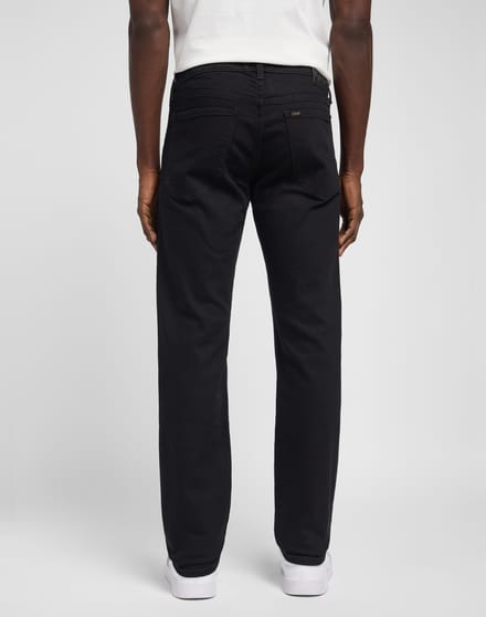 Lee - DAREN ZIP FLY BLACK RINSE - W30 X L34
