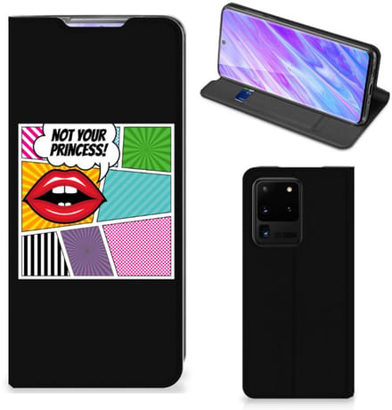 Book Case voor Samsung Galaxy S20 Ultra Hippe Standcase Popart Princess