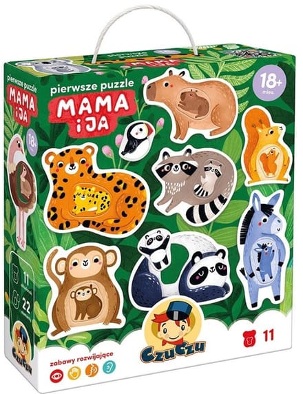 CzuCzu Pierwsze puzzle Mama i ja 18m.+ - CzuCzu Eerste puzzel Mama en ik 18m.+
