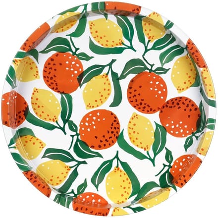 Dienblad - Tray - Lemons and Oranges - Emma Bridgewater - Rond dienblad