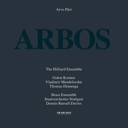The Hilliard Ensemble - Pärt: Arbos (CD)