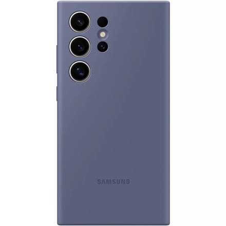 Samsung Silicone Case - Geschikt voor Samsung Galaxy S24 Ultra - Violet