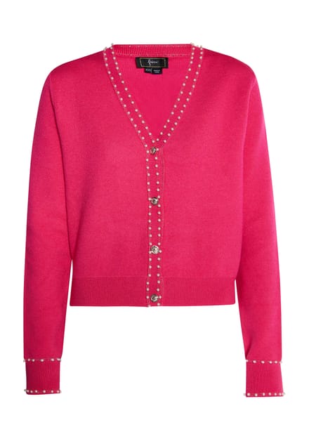 Faina Vest met parels Dames roze