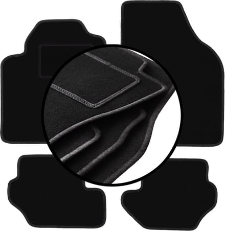 Complete set veloursmatten voor: Ford Fiesta MK5 hatchback (1999-2002)