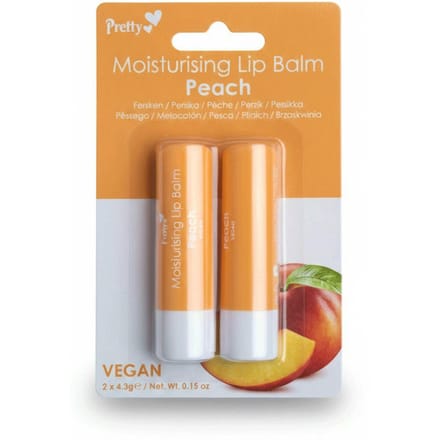 Pretty Moisturising Lip Balm Peach 4.3 g