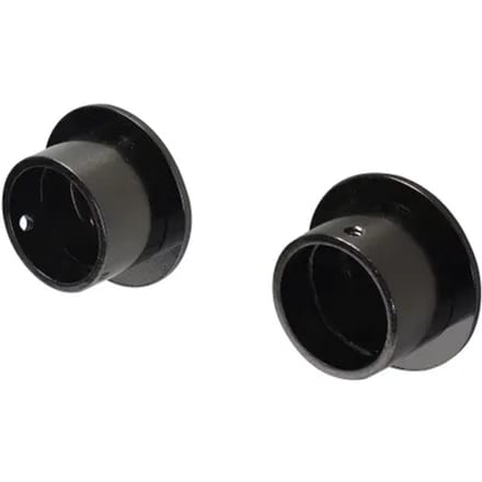 Decomode - Gordijnsteun In De Dag - Metaal - Zwart Nikkel - Dia. 28mm - 2 Stuks