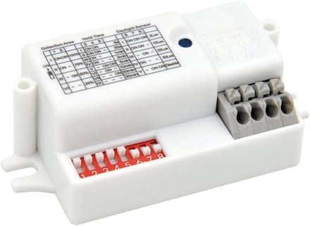 Microwave Bewegingssensor - Hooggevoeligheid - Wit