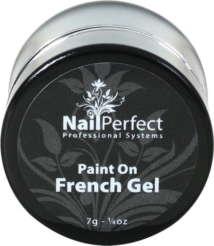 NailPerfect Paint On French Gel (white) - 7gr
