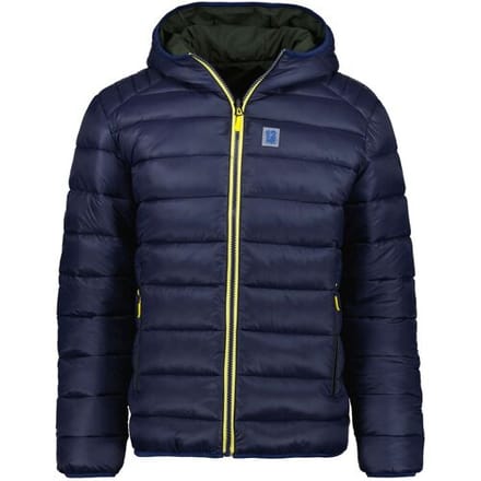 Ragman Hoodie Reversible Jacket Zipper Side Pockets Night Blue / male