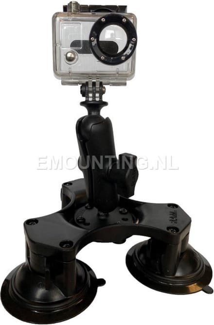 Triple Suction GoPro montageset RAP-B-365-224-GOP1U