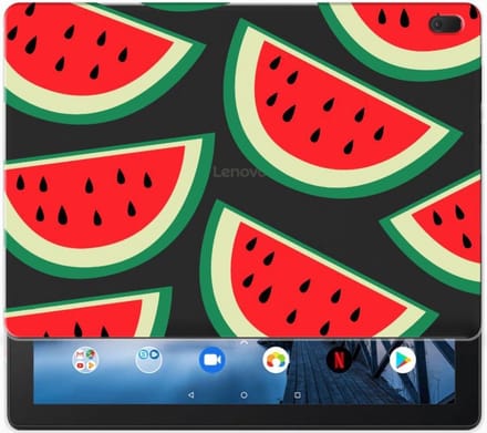 Back Cover voor Lenovo Tab E10 Tablet Cover Watermelons