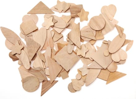 Bouhon mengeling stuk hout | set van 100 stuks