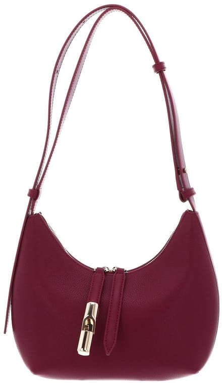 FURLA Leren schoudertas Goccia Shoulder Bag Rododendro (rood)paars