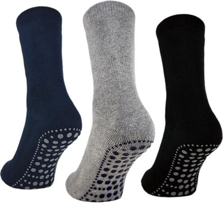 Belucci anti slip huissokken 3 paar maat 35/38
