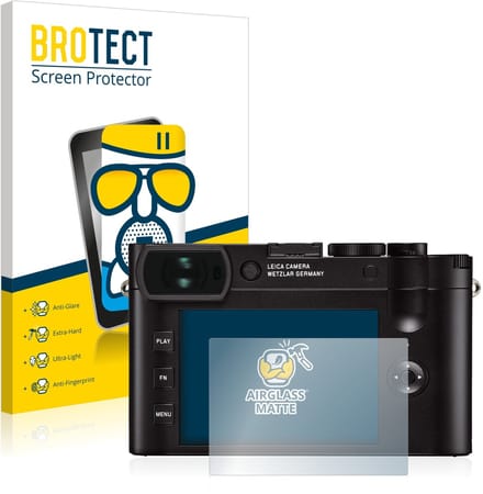 BROTECT - Screenprotector voor Leica Q2 - Folie Beschermfolie Beschermglas matte