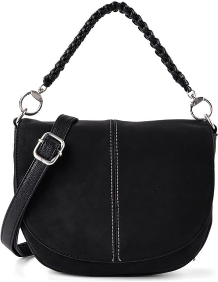 Gabor schoudertas handtas Belene Saddle Bag Black zwart