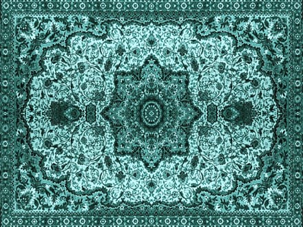 Vinyl | Vloerkleed vinyl | Persia Turquoise | 140x195 cm