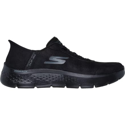 Skechers Go Walk Flex Mali Textiel Dames Zwarte Sneakers