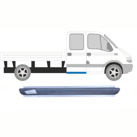 Reparatie dorpel voor Renault Master 1998-2010 / Links = Rechts