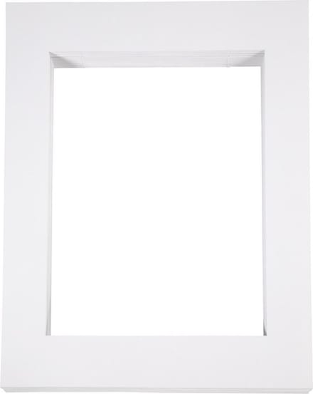 Passepartout lijsten, A3, afm 40x50 cm, 500 gr, wit, 100 stuk/ 1 doos