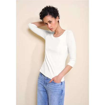 Shirt in effen kleur