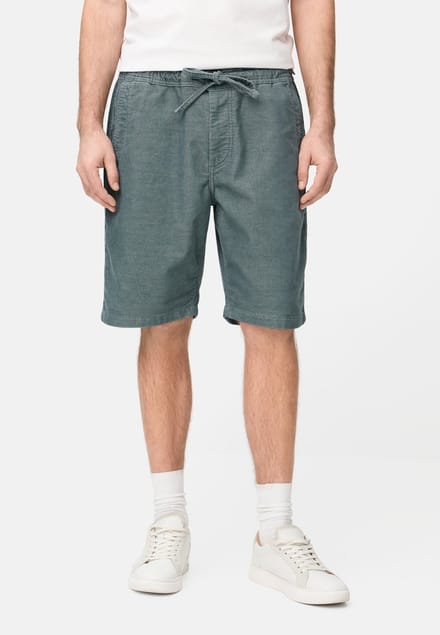 camel active BermudashortsCorduroy bermuda short in relaxed fit - Maat menswear-L - Stormblauw