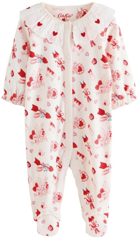 Next - Meisjes - Cath Kidston babypyjama - Crème